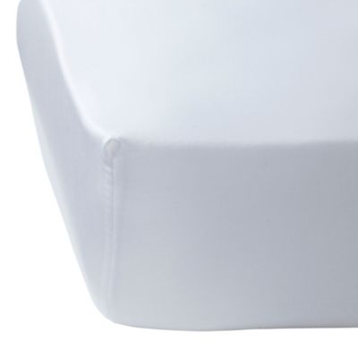 White Sateen Crib Sheet