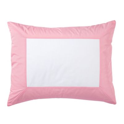 Pink Color Frame Standard Sham