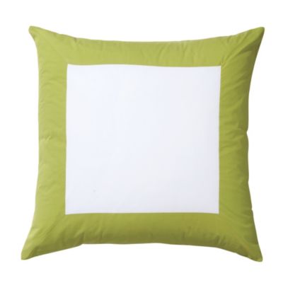 Lime Color Frame Euro Sham