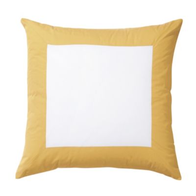 Goldenrod Color Frame Euro Sham