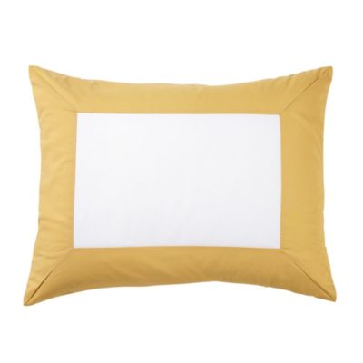 Goldenrod Color Frame Standard Sham