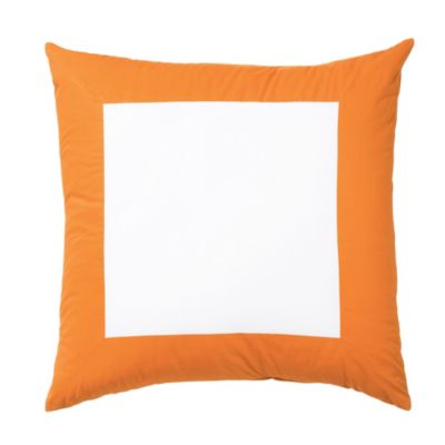 Cantaloupe Color Frame Euro Sham
