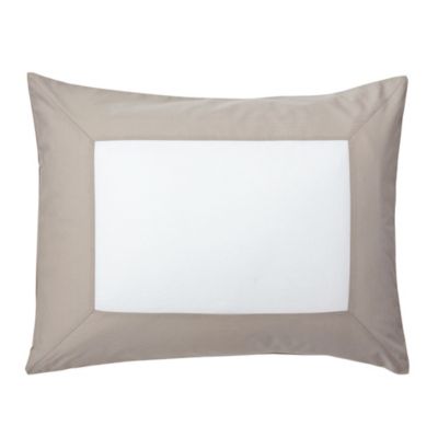 Light Bark Color Frame Standard Sham