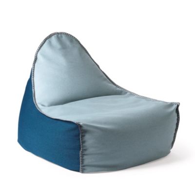 Newport Lounger  Navy/Aqua