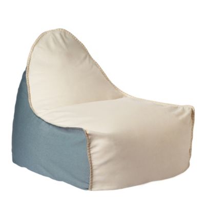 Newport Lounger  Aqua/Ivory