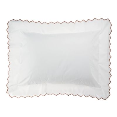 Chocolate Scallop Standard Sham