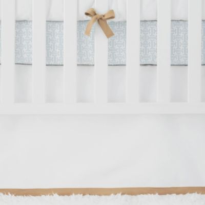 Mocha Basics Crib Skirt