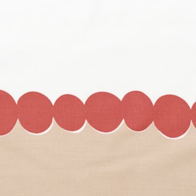 Deep Coral Deco Dot Pillowcases