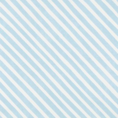 Aqua Candy Stripe Crib Skirt Swatch