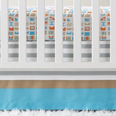 Nautical Flag Crib Skirt