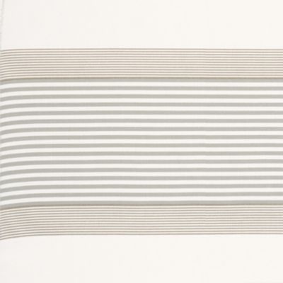 Sage Yacht Stripe Crib Skirt Swatch