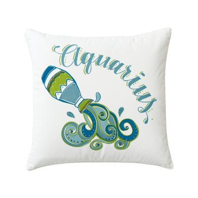 Aquarius Zodiac Pillow