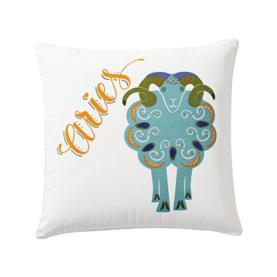 Aries Zodiac Pillow