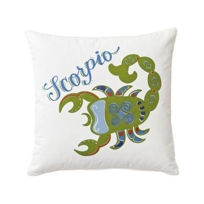 Scorpio Zodiac Pillow