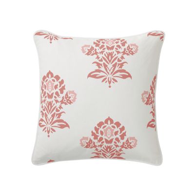 Coral Jaipur Throw Pillow