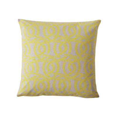 Highland Knot Pillow Cover – Chartreuse