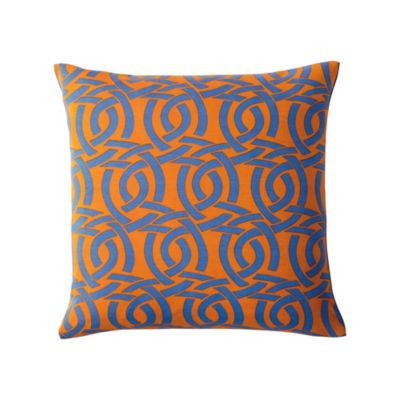 Highland Knot Outdoor Pillow - Saffron