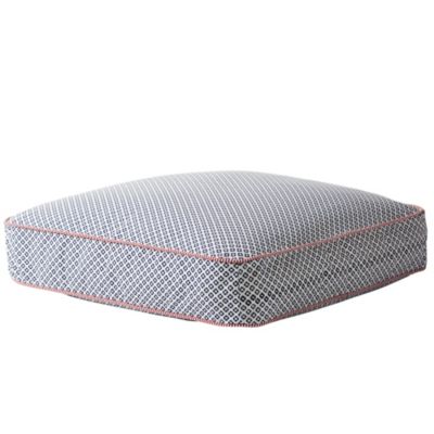 Cut Circle Floor Pillow  White