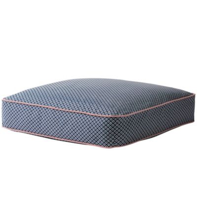 Cut Circle Floor Pillow  Navy