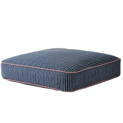 Tiny Vine Floor Pillow  Navy