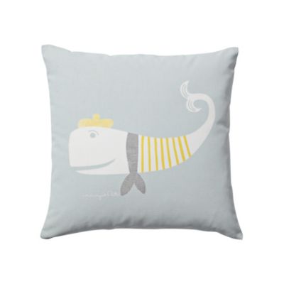 Wayne Pate Whale Pillow Cover