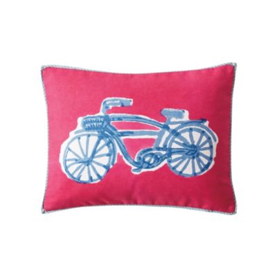Bicycle Pillow - Bright Strawberry