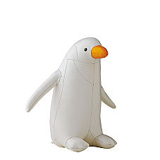 Menagerie Bookend – White Penguin