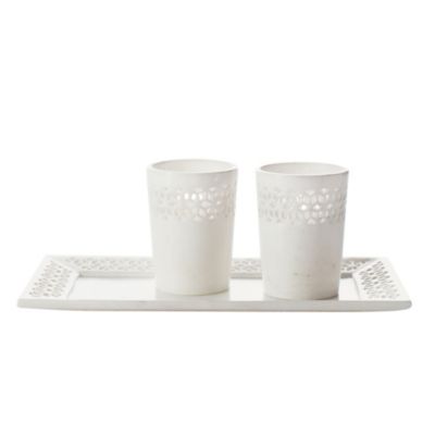 Jali Marble Vanity Tray