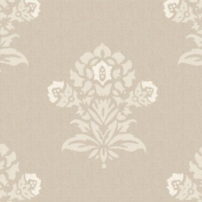 White/Putty Jaipur Fabric