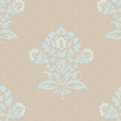 Aqua/Putty Jaipur Fabric