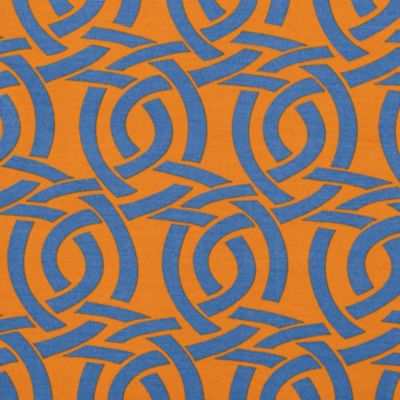 Highland Knot Outdoor Fabric - Saffron