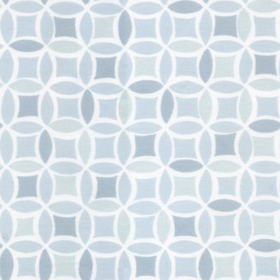Blue Kaleidoscope Crib Sheet Swatch