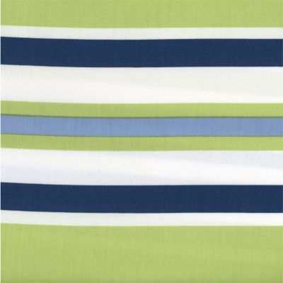 Sprout/Indigo Beach Stripe - Yardage
