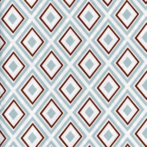Air/Chocolate Diamond Crib Sheet Swatch