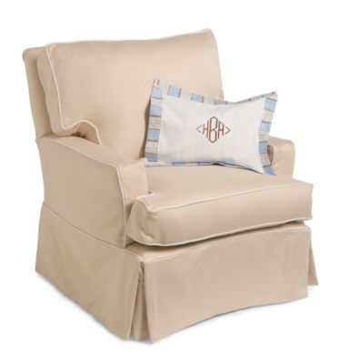 Ashbury Glider in Almond Basketweave