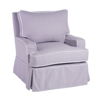 Ashbury Glider in Pale Lavendar Twill