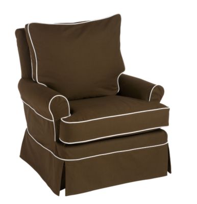 Hayes Glider in Chocolate Cotton