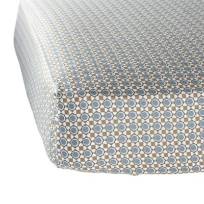 Chambray Penny Tile Crib Sheet