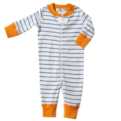 Hanna Andersson Baby Sleeper - Blue Stripe