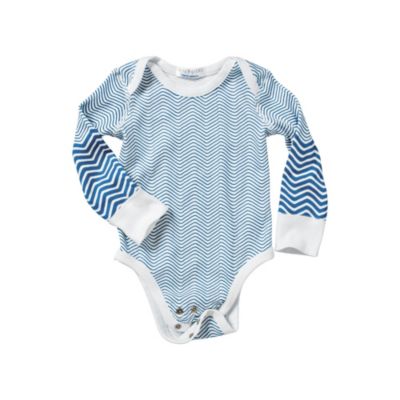 Hanna Andersson Chevron Bodysuit – Ultramarine