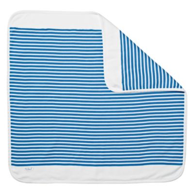 Hanna Andersson Nautical Stripe Stroller Blanket - Ultramarine