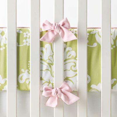 Kate Sprout Damask Crib Bumper