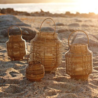 Woven Rattan Lanterns