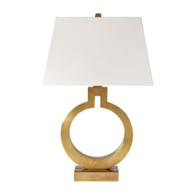Brass Ring Table Lamp
