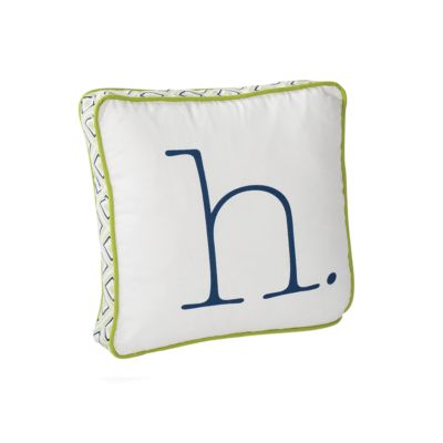 Lime Letter Pillow