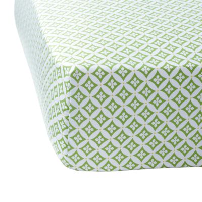 Spring Green Florentine Crib Sheet
