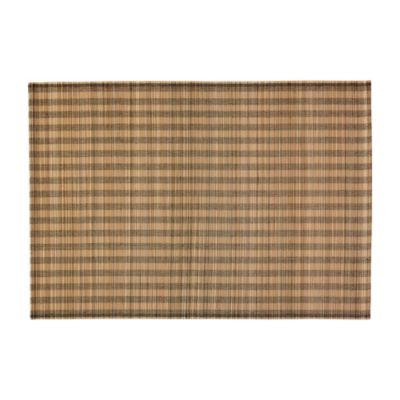 Bamboo Stripe Placemats - Black (Set of 4)