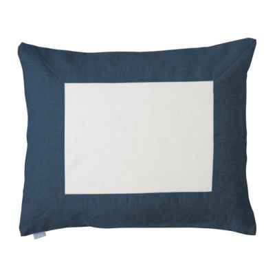 Navy Color Frame Sham