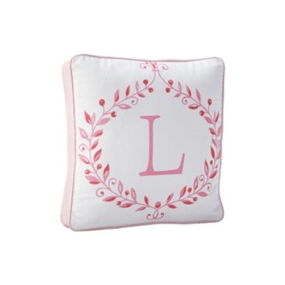 Pink Letter Pillow