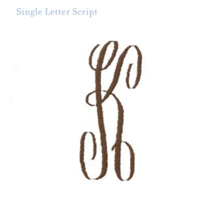 Monogram for Alpaca Throw